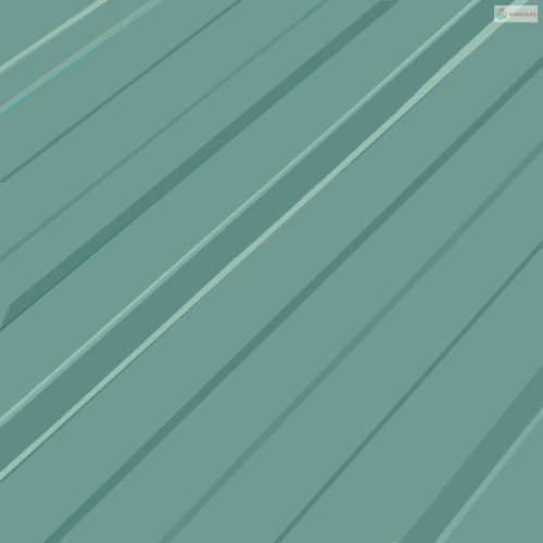 Tetőpanel 12 pcs Zöld 129 x 45 cm Horganyzott acél