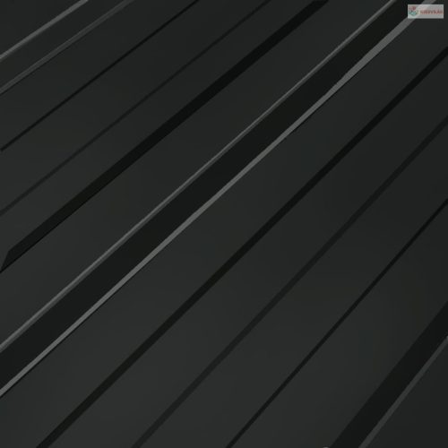 Tetőpanel 12 pcs Antracit 129 x 45 cm Horganyzott acél