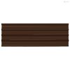 Tetőpanel 12 pcs Barna 129 x 45 cm Horganyzott acél