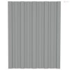 Tetőpanel 12 pcs Szürke 60 x 45 cm Horganyzott acél