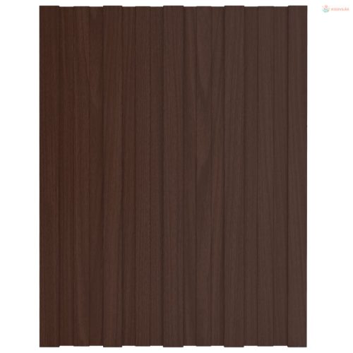 Tetőpanel 36 pcs Barna 60 x 45 cm Horganyzott acél