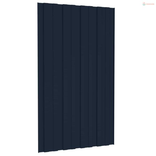 Tetőpanel 12 pcs Antracitszürke 80 x 45 cm Horganyzott acél