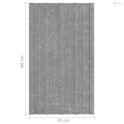 Tetőpanel 36 pcs Ezüst 80 x 45 cm Horganyzott acél