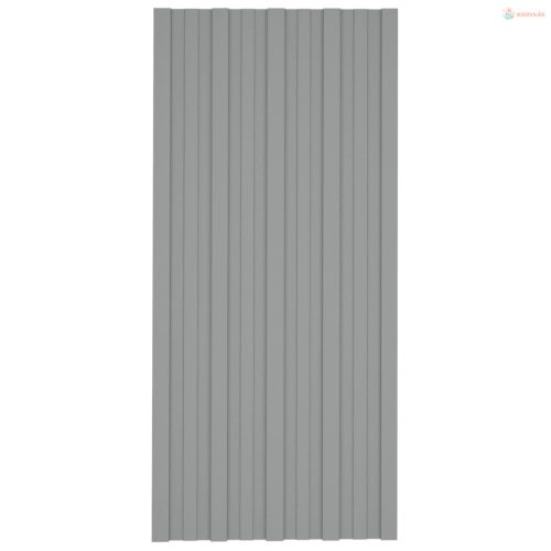 Tetőpanel 36 pcs Szürke 100 x 45 cm Horganyzott acél
