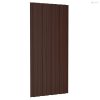 Tetőpanel 36 pcs Barna 100 x 45 cm Horganyzott acél