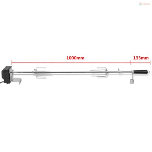 BBQ forgónyárs motorral acél 1000 mm