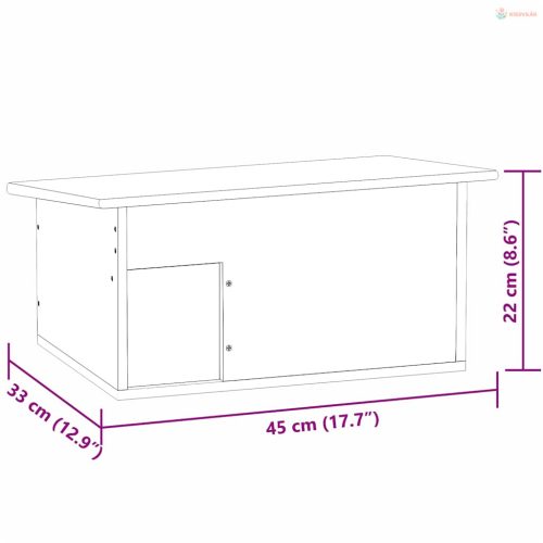 45x33x22 cm fa sün ház