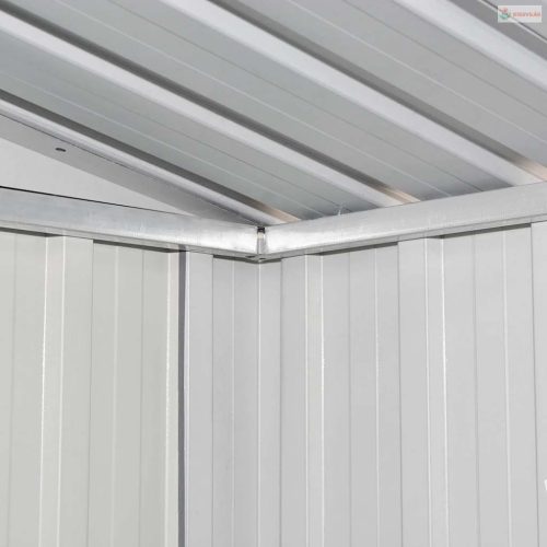 Zöld fém kerti fészer