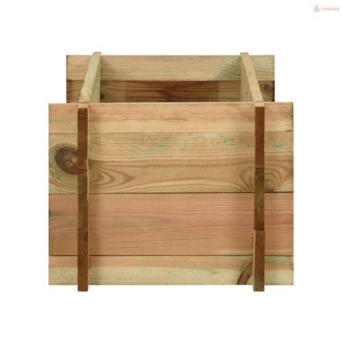 Impregnált fenyőfa emelt kerti zöldségágyás 80 cm