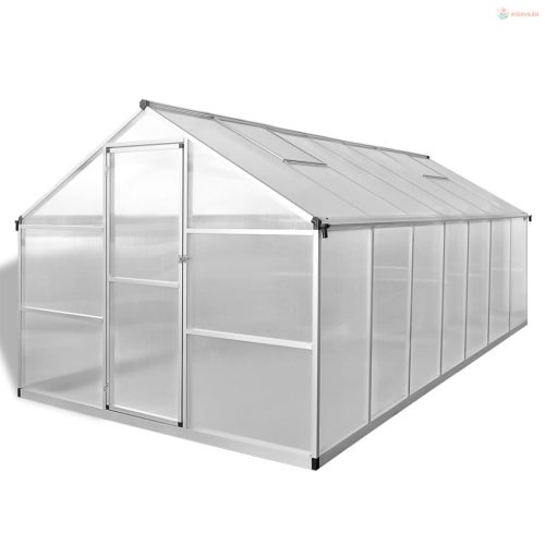 Megerősített alumínium melegház 10,53 m²