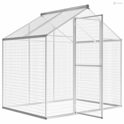 Kültéri alumínium madárház 178 x 122 x 194 cm