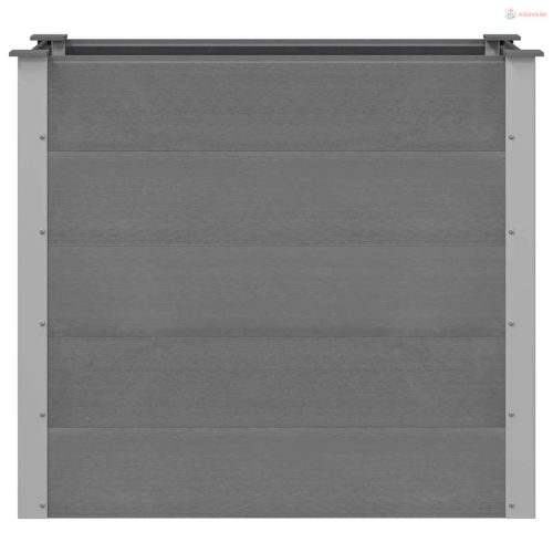 Szürke WPC kerti magaságyás 100 x 50 x 91 cm