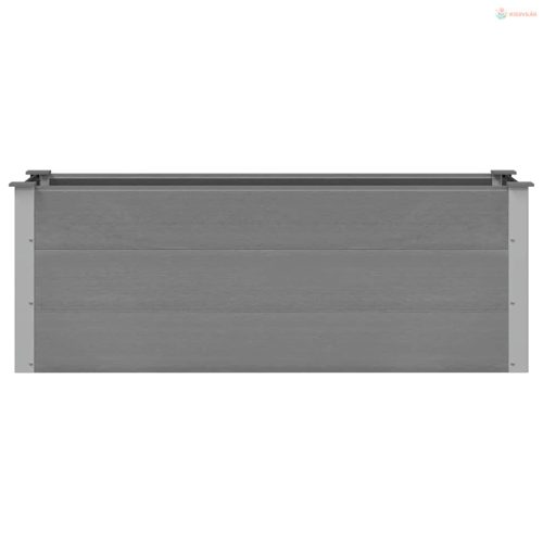 Szürke WPC kerti magaságyás 150 x 50 x 54 cm