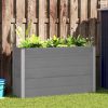 Szürke WPC kerti magaságyás 150 x 50 x 91 cm