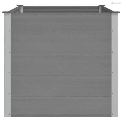 Szürke WPC kerti magaságyás 150 x 100 x 91 cm