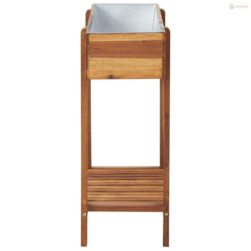 Tömör akácfa és cink kerti magaságyás