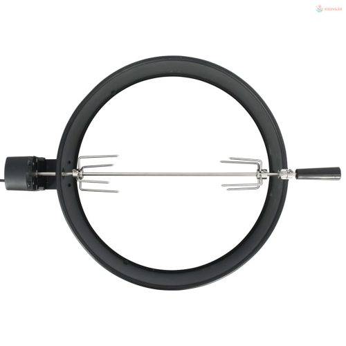 Fekete BBQ grillgyűrű szett 57 cm