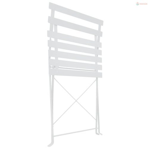 3 darabos fehér acél bisztró szett