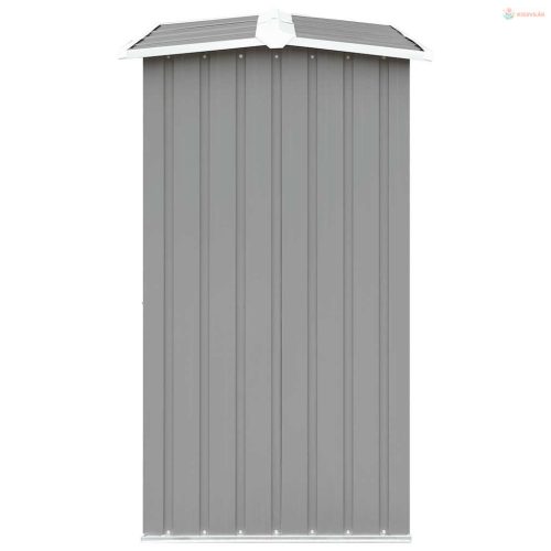 Szürke horganyzott acél kerti tűzifatároló 172 x 91 x 154 cm