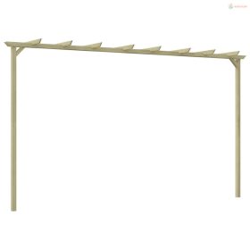   Kerti pergola impregnált fenyőfalécekből 360 x 200 x 60 cm