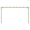 Kerti pergola impregnált fenyőfalécekből 360 x 200 x 60 cm