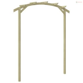   Kerti pergola impregnált fenyőfalécekből 180 x 210 x 40 cm