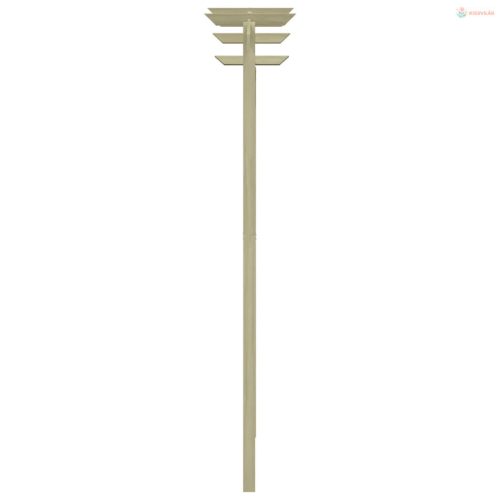 Kerti pergola impregnált fenyőfalécekből 180 x 210 x 40 cm