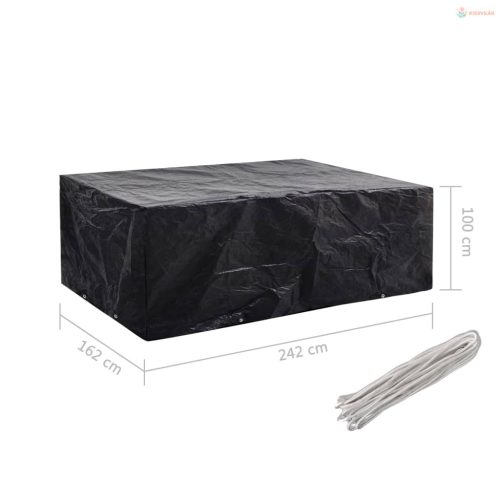 Kerti bútor huzat 8 fűzőlyukkal 242 x 162 x 100 cm