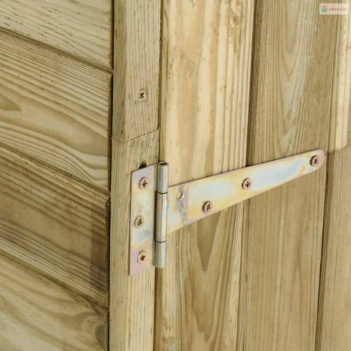 Fenyőfa kerti szerszámtároló fészer 85 x 48 x 177 cm