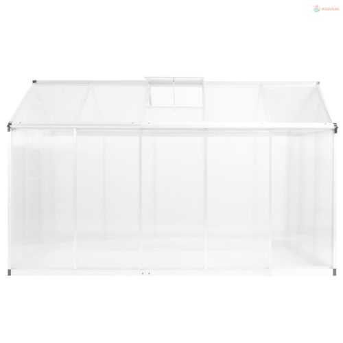 Alumínium melegház 302 x 190 x 195 cm 11,19 m³