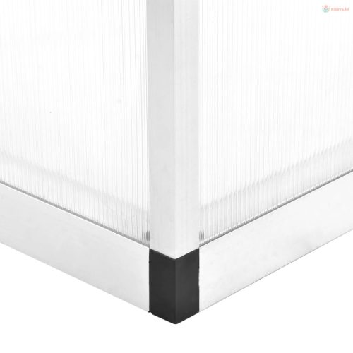 Alumínium melegház 302 x 190 x 195 cm 11,19 m³