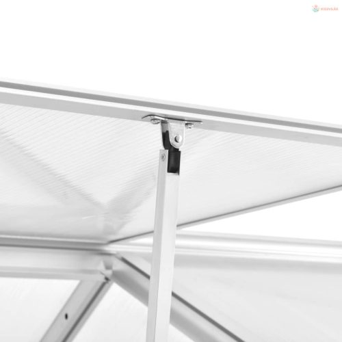 Alumínium melegház 302 x 190 x 195 cm 11,19 m³