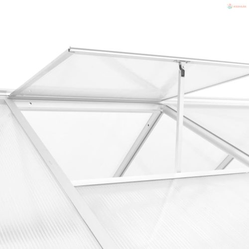 Alumínium melegház 362 x 190 x 195 cm 13,41 m³