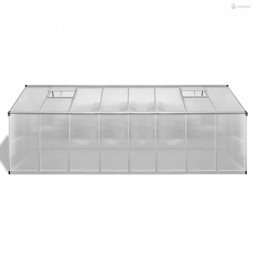 Alumínium melegház 481 x 250 x 195 cm 23,44 m³