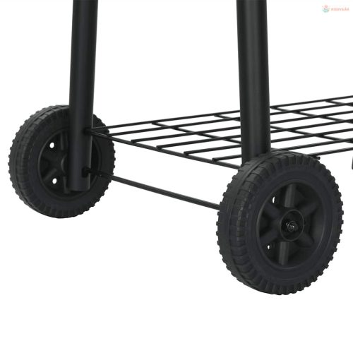 Klasszikus faszenes grillező különálló füstölővel