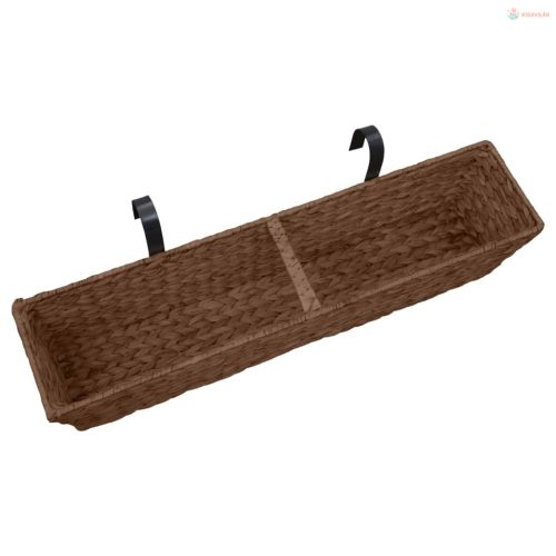 2 db barna vízijácint virágkaspó