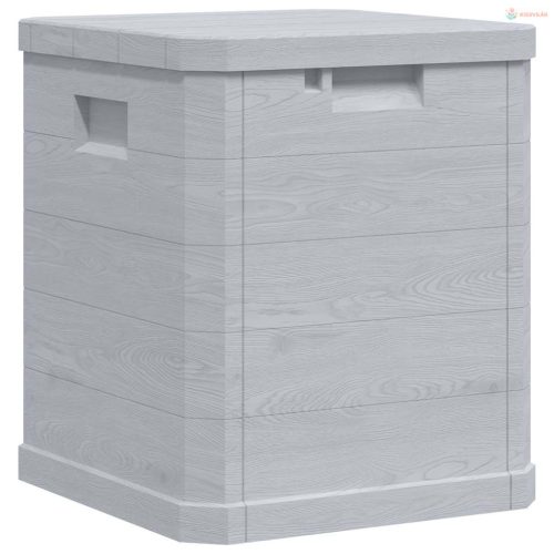 Világosszürke kerti tárolóláda 90 L