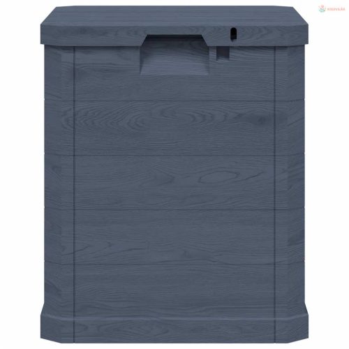 Antracitszürke kerti tárolóláda 90 L