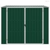 Zöld horganyzott acél kerti fészer 195 x 198 x 159 cm