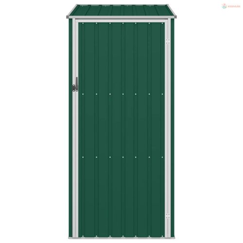 Zöld horganyzott acél kerti fészer 87 x 98 x 159 cm