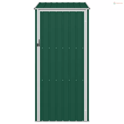 Zöld horganyzott acél kerti fészer 87 x 98 x 159 cm