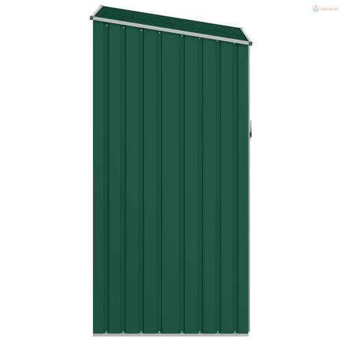 Zöld horganyzott acél kerti fészer 87 x 98 x 159 cm