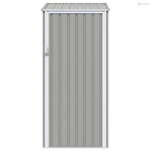 Szürke horganyzott acél kerti fészer 87 x 98 x 159 cm