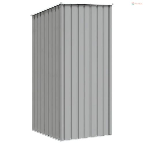 Szürke horganyzott acél kerti fészer 87 x 98 x 159 cm