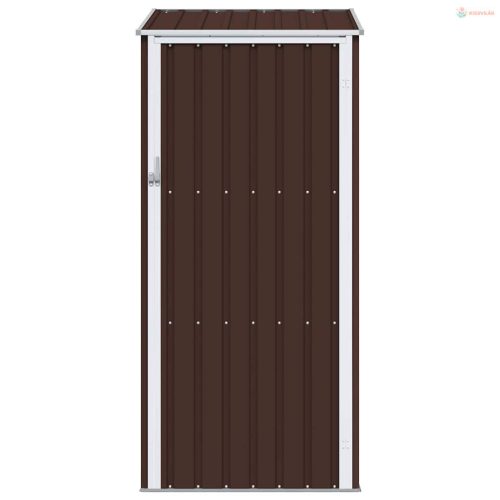 Barna horganyzott acél kerti fészer 87 x 98 x 159 cm