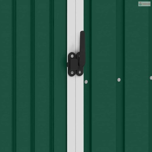 Zöld horganyzott acél kerti tűzifatároló 245 x 98 x 159 cm