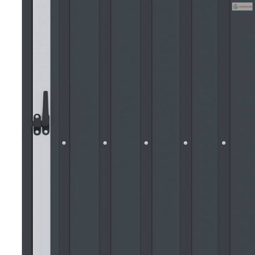 Antracitszürke horganyzott acél kerti tűzifatároló 245x98x159cm