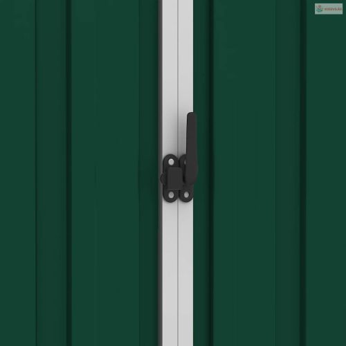 Zöld horganyzott acél kerti fészer 205 x 129 x 183 cm