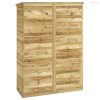 Kerti impregnált fenyőfa szerszámoskamra 123 x 50 x 171 cm