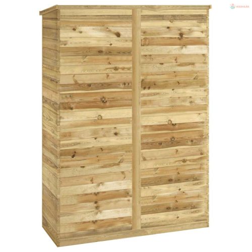 Kerti impregnált fenyőfa szerszámoskamra 123 x 50 x 171 cm